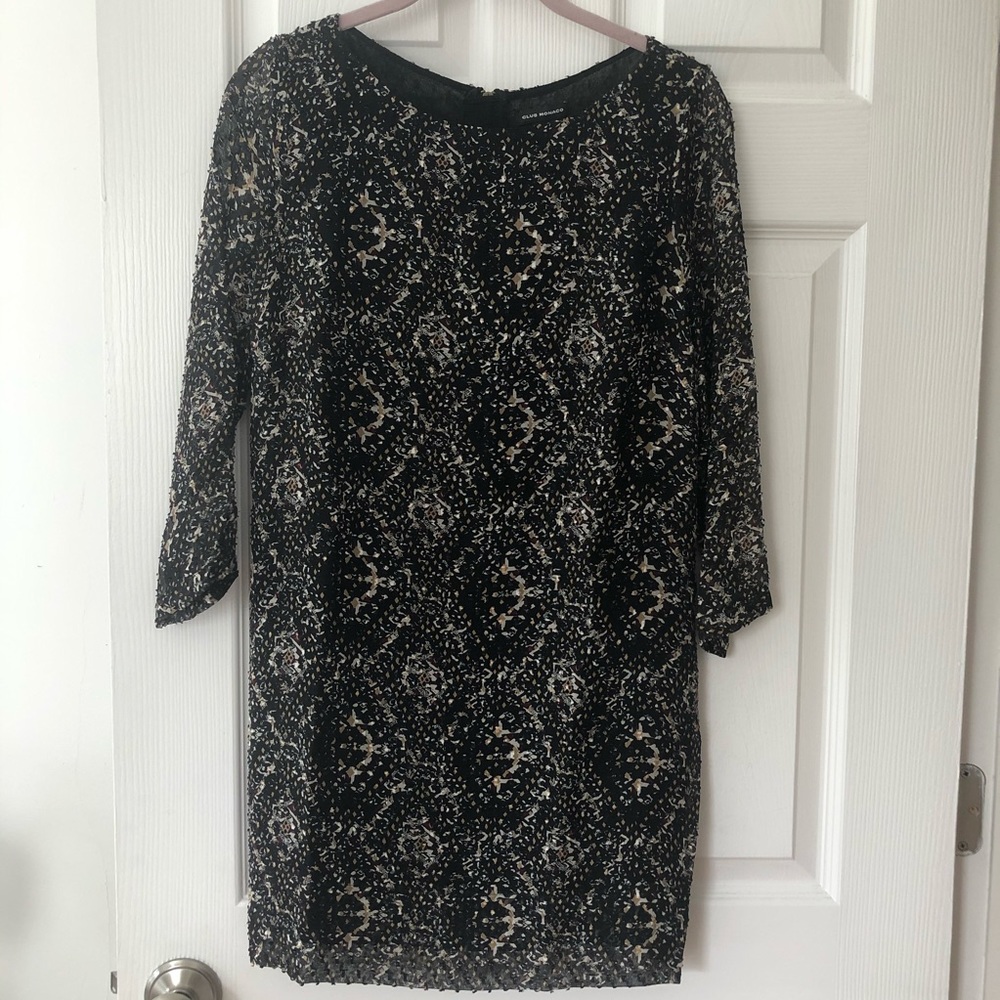 Club Monaco Silk Shift Dress